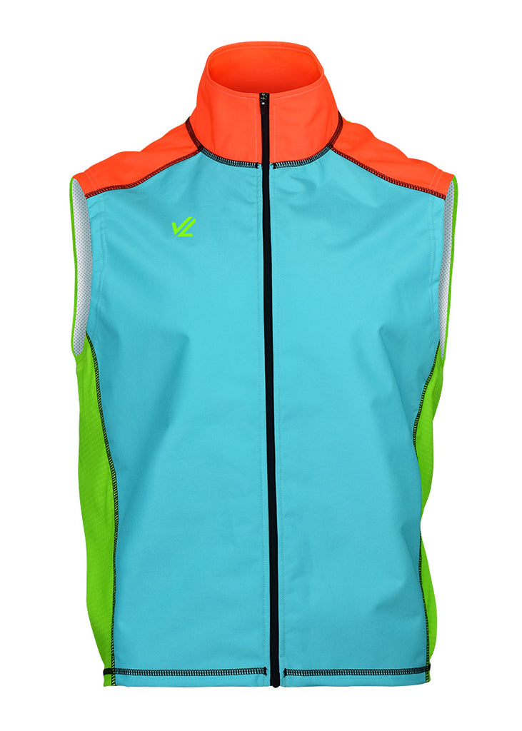 Unisex Neon Drift Full-Zip Splash Vest - JLAthletics