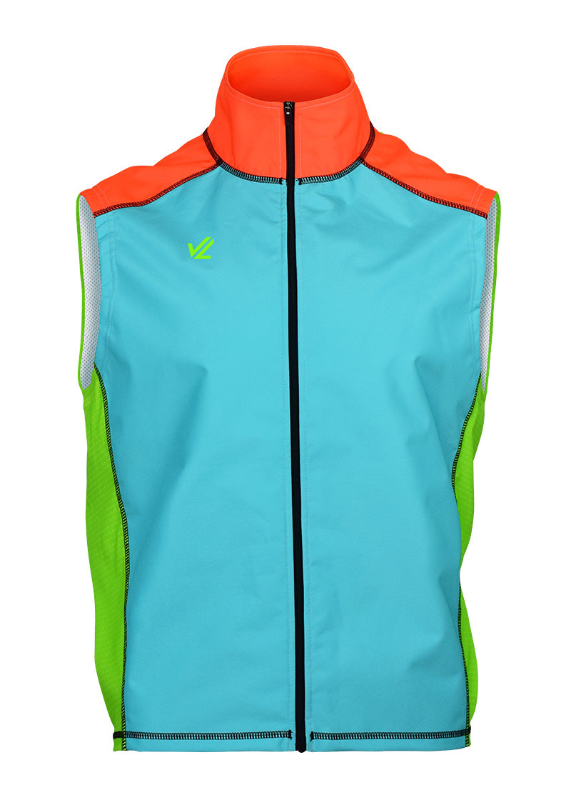 Unisex Neon Drift Full-Zip Splash Vest - JLAthletics