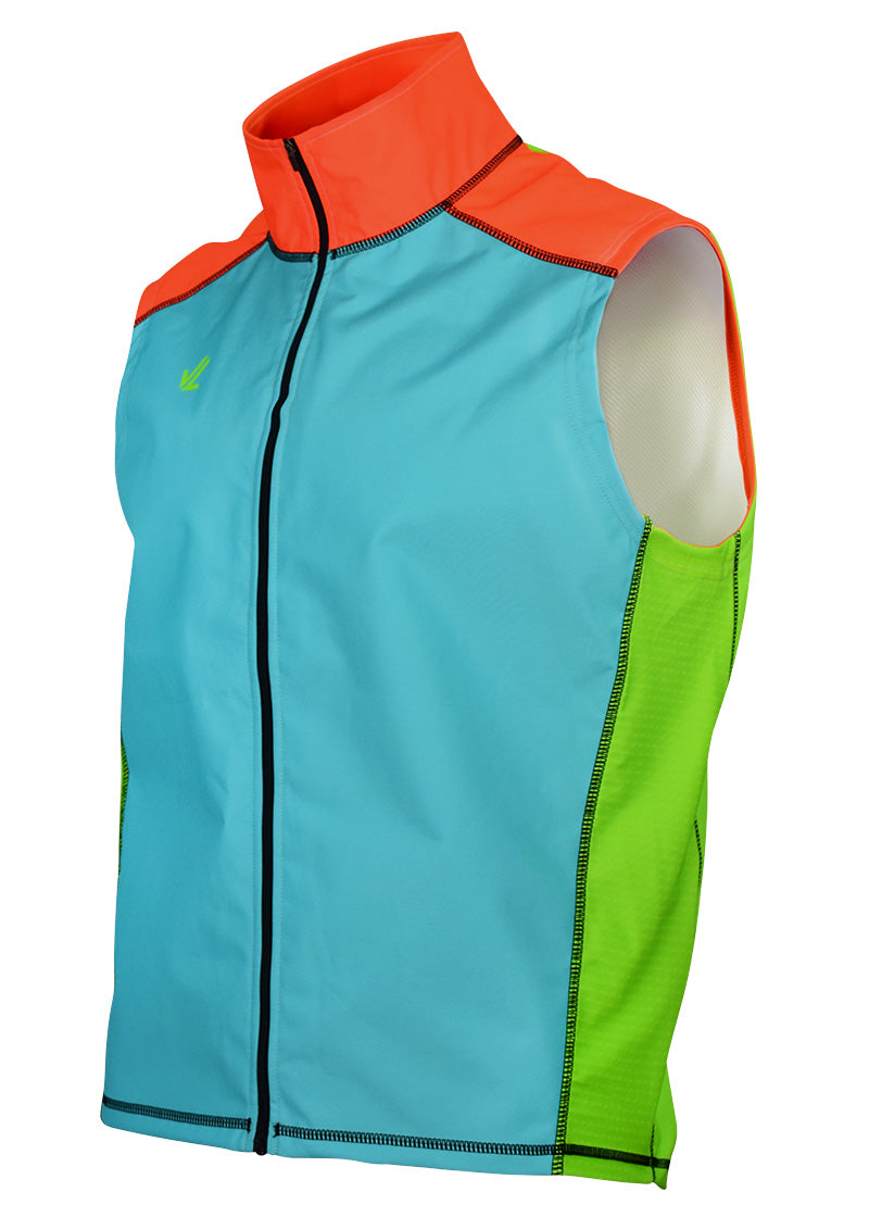 Unisex Neon Drift Full-Zip Splash Vest - JLAthletics