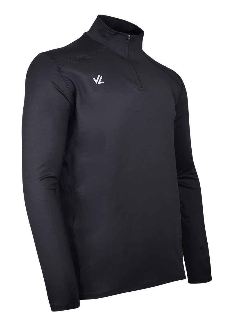 Men's Black Reflective Performance Quarter Zip JLAthletics
