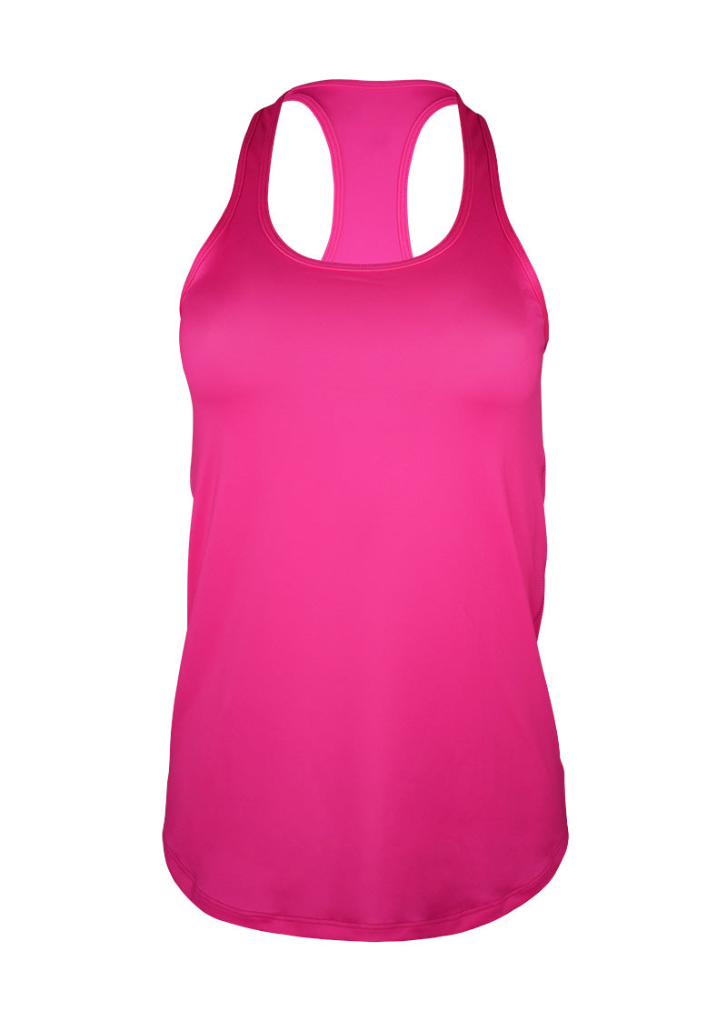 Next Level Apparel Women's Ideal Racerback Tank – Pink Tahiti, 60% Cotton 40% Polyester – Lightweight & Breathable – Size XX-Large