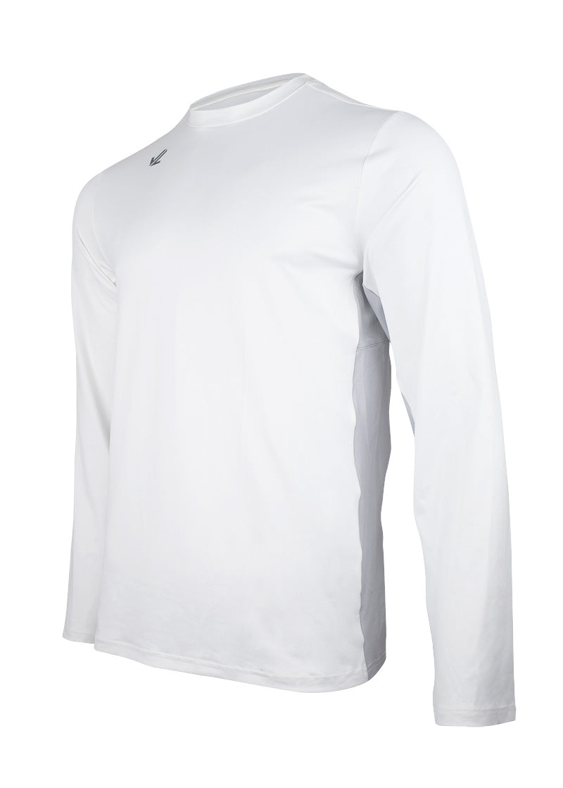 Unisex Loose-Fit Performance Shirt White/Gray - JLAthletics