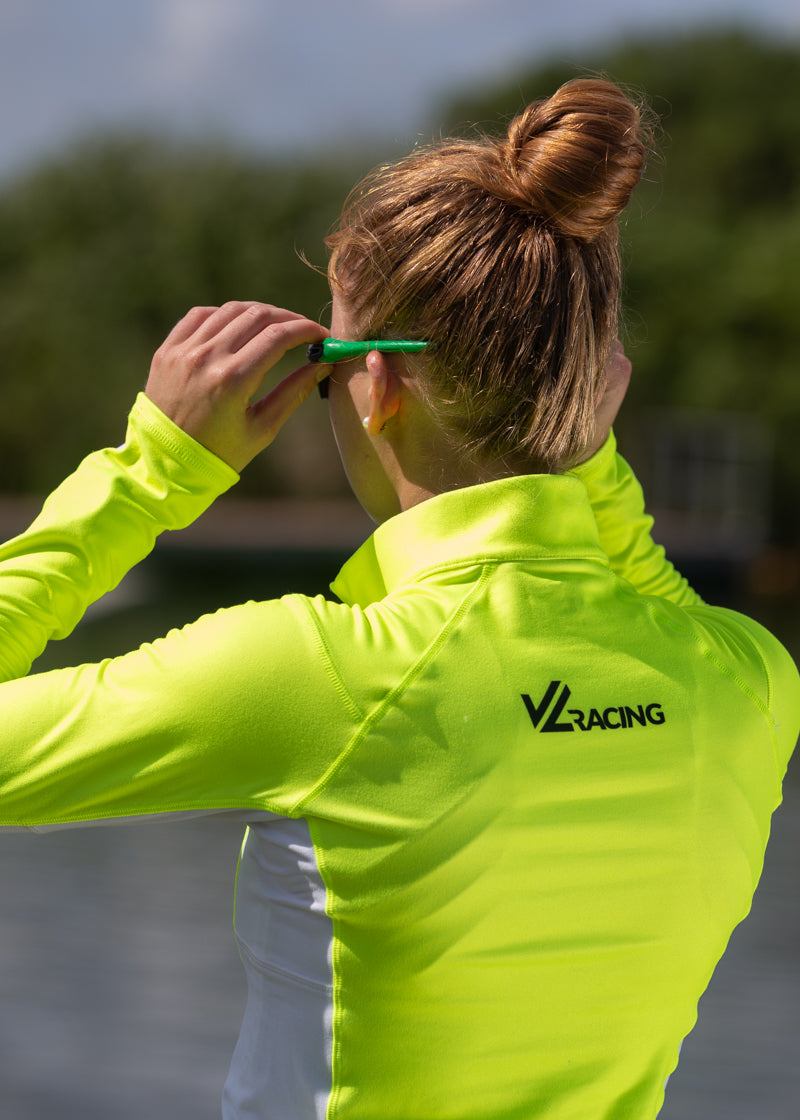 Women's Performance Quarter Zip Hi-Viz - JLAthletics